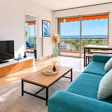 Azure Nest - Sea View With Private Parking In Daire *